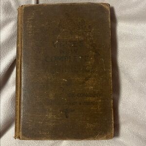Vintage Brown Book White’s Arithmetic 1883